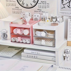Desktop Storage Box Large Capacity Dorm Stationery Box Living Room Office Drawer