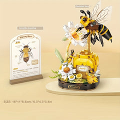 Mini Building Blocks Bees & Butterflies Science Display Stand