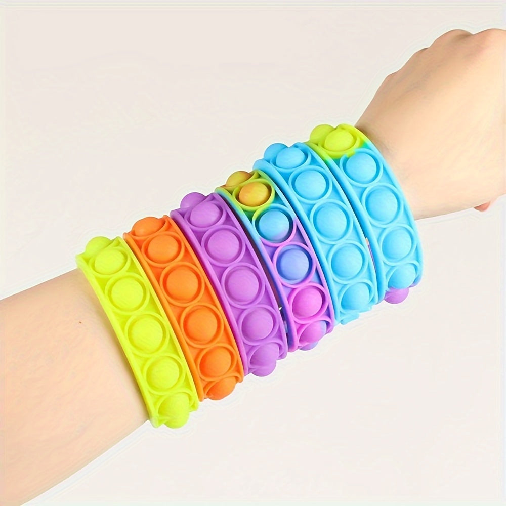 Fidget Toys Pop Bracelet Stress Relief Packs Sensory Squishy Wristband