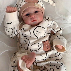 19" Silicone Vinyl Cloth Body Twins Boy Reborn Doll Birthday Gift