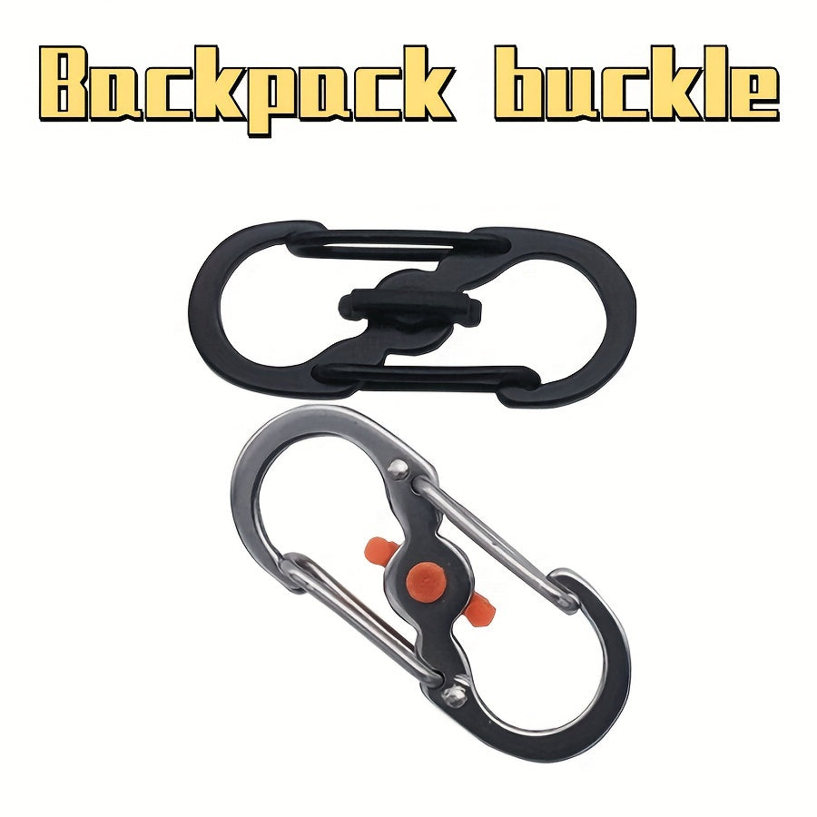Stainless Steel 8 Figure S Buckle Lock Key Chain Anti-theft Clasp