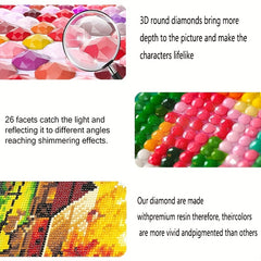 5D Dog Diamond Painting Kit for Adults and Children - DIY Diamond Art Kit