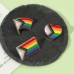 Rainbow Series Enamel Pin Metal Badge Backpack Clothing Accessories