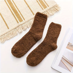 Winter Coral Fleece Floor Socks US7.5-9.5