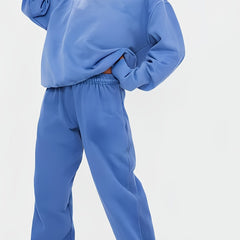 Solid Long Sleeve Top & Joggers Set