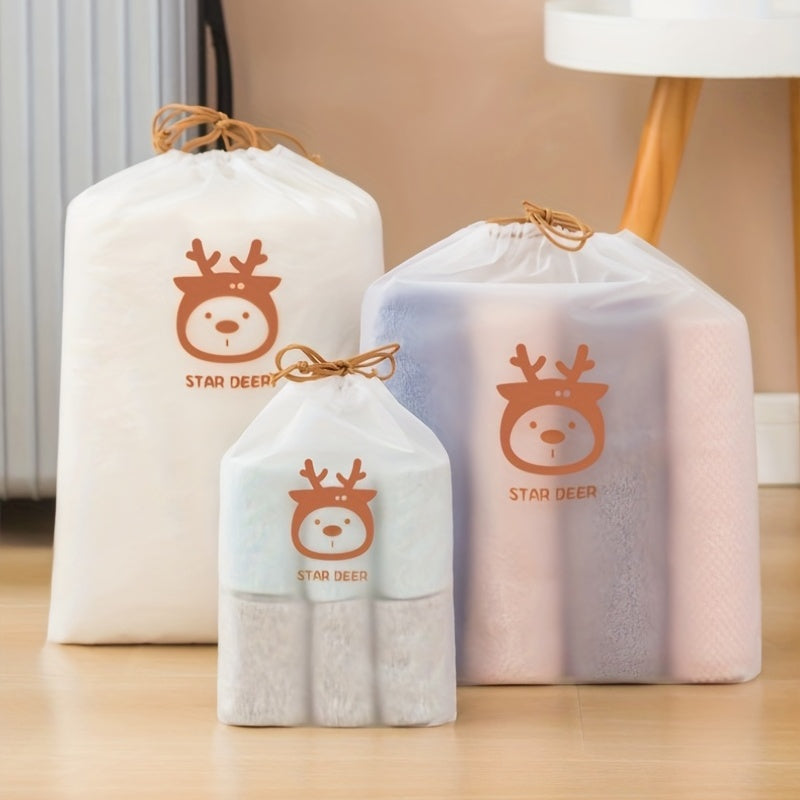 10PCS Travel Storage Bag Set Drawstring Dustproof Underwear Shoes Luggage