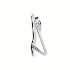 Round Zircon Collar Clip Shirt Suit Tie Clip For Men