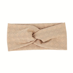 Girls Sweet Solid Wide Headband Hairband Decorative Hair Accessories
