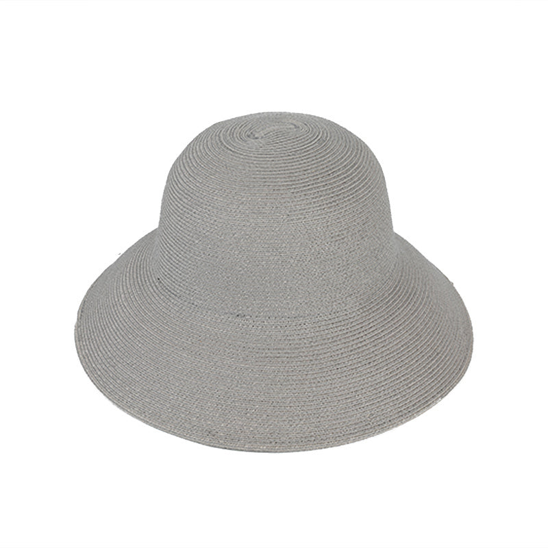 Wide Brim Bucket Hat Straw Sunscreen Fisherman Cap