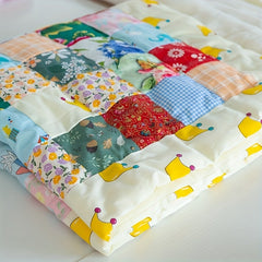 6pcs Floral and Leaf Fat Quarter Fabric Grey and Dark for DIY Sewing Patchwork
