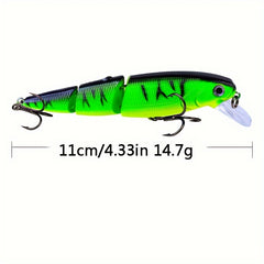 5pcs 110mm 14 7g Bionic Fishing Lure Hard Bait Minnow Lure Crankbait