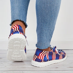 Women's Star Comfort Canvas Shoes Lightweight Low Sports Shoes