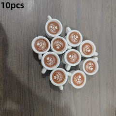Heart Shaped Coffee Cup Set with Beans