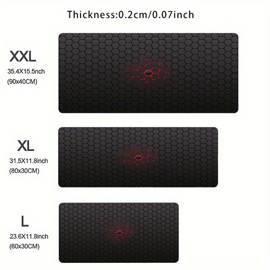 Anime Geometric Large Mouse Pad Non Slip Mousepad Office Laptop Mat