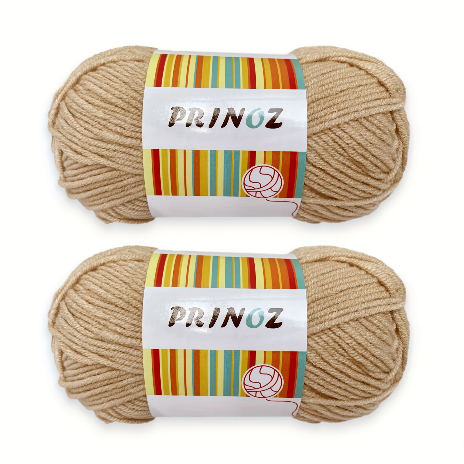 4Ply Crochet Yarn 50g 1.76oz 130m 142yd (2pcs)