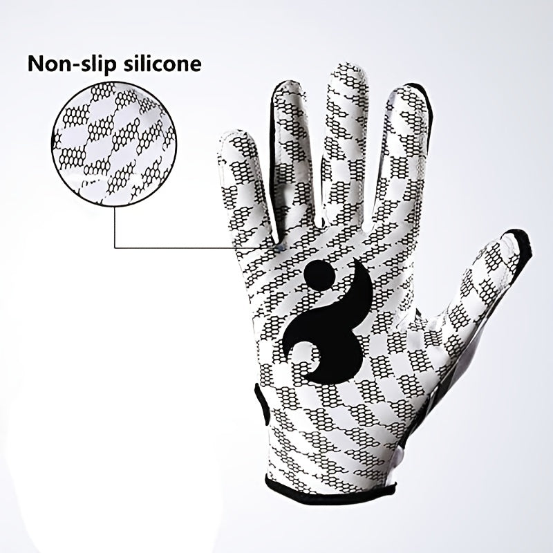 Pro Football Gloves Non Slip Breathable Protection For Receivers