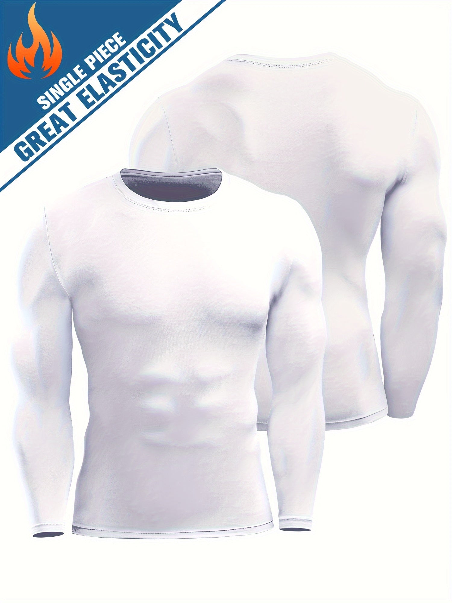 Men's Compression Sport T-Shirt - Quick Drying Sweatshirt for Fitness