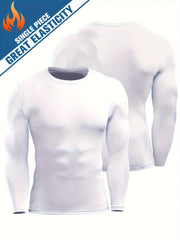 Men's Compression Sport T-Shirt - Quick Drying Sweatshirt for Fitness