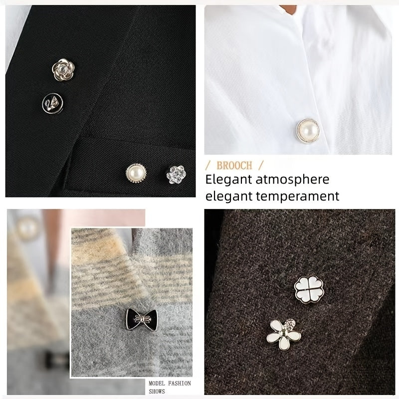 40pcs Anti Exposure Buckle Removable Button for Women Shirts Dresses