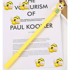 30pcs Bumble Bee Gel Pens Yellow Cartoon 0.5mm for Party Favors