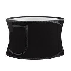 Silver Fabric Waist Protector Sweatband Adjustable Waist Training Fitness Belt
