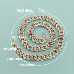 Lady Crossbody Handbag Strap - Easy Matching Girls Purse Strap Chain