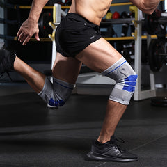 Sports Knee Pads with Silicone Protection for Meniscus Support