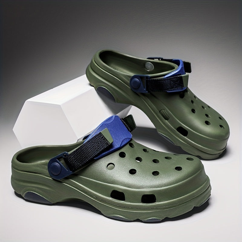 Men's Closed Toe Clog Sandals Soft Sole Walking Shoes