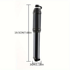 100Psi Mini Bike Pump Aluminum Alloy Hand Air Pump Tire Inflator