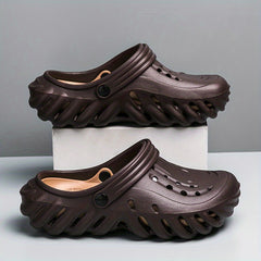 Men's Breathable Outdoor Slip On Clog Sandals - Casual Walking Shoes