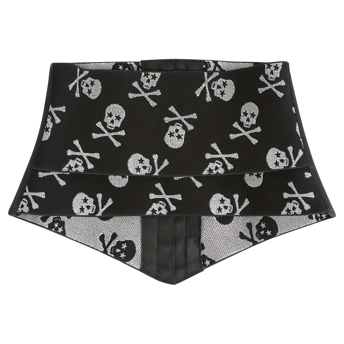 Skull Pattern Tummy Wrap Slim Girdle Belt Cincher Women's Underwear