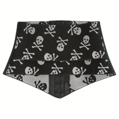 Skull Pattern Tummy Wrap Slim Girdle Belt Cincher Women's Underwear