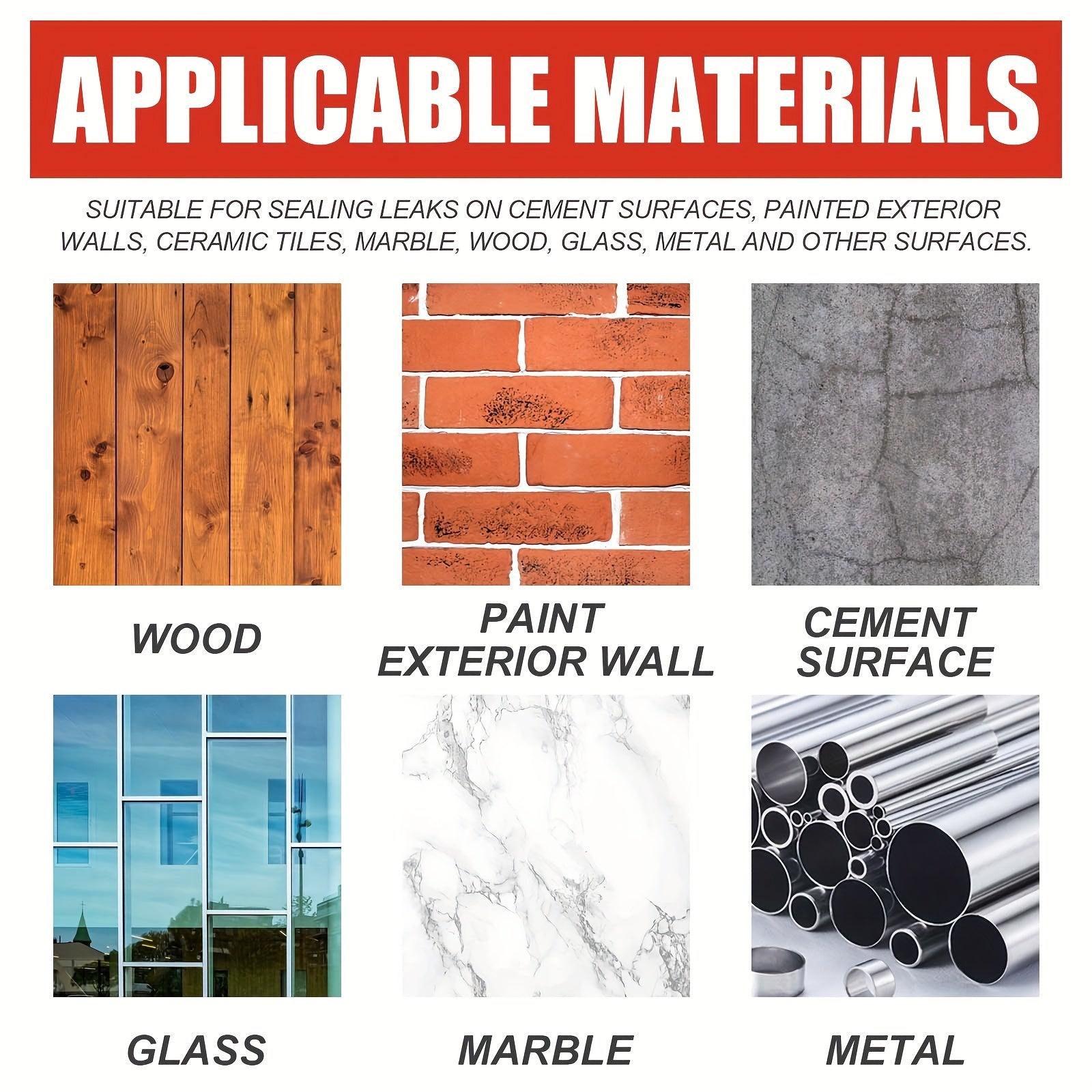 Transparent Waterproof Adhesive Roof Bathroom Kitchen Wall Waterproof Coating