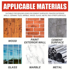 Transparent Waterproof Adhesive Roof Bathroom Kitchen Wall Waterproof Coating
