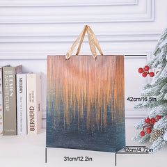 12pcs Vertical Bar Style Craft Gift Bag Large