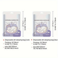 3pcs Disposable Sleeping Bags Bed Sheet Thickened Vacuum Portable Sleeping Bag