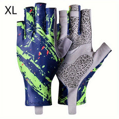 Sun Protection Tactical Fishing Gloves Breathable Non-slip Half Finger Gloves