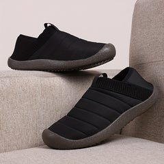 Men's Plush Cozy House Slippers Anti skid Winter Shoes