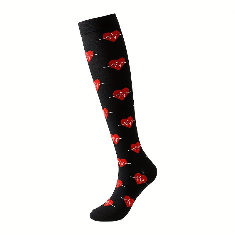Compression Calf Socks Breathable Knee High Socks for Women
