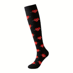 Compression Calf Socks Breathable Knee High Socks for Women