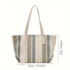Women's Large Capacity Shoulder Bag - Casual Tote Bag for Outdoor Travel