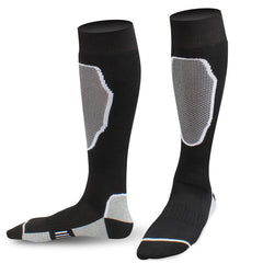Men's Heated Crew Boot Socks Winter Thermal Ski Socks for Cold Weather