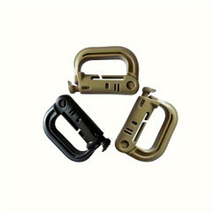 4pcs Outdoor Hanging Buckle Plastic D shaped Buckle for Backpack