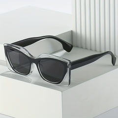 Vintage Square Cat Eye Womens Sunglasses UV400 Protection