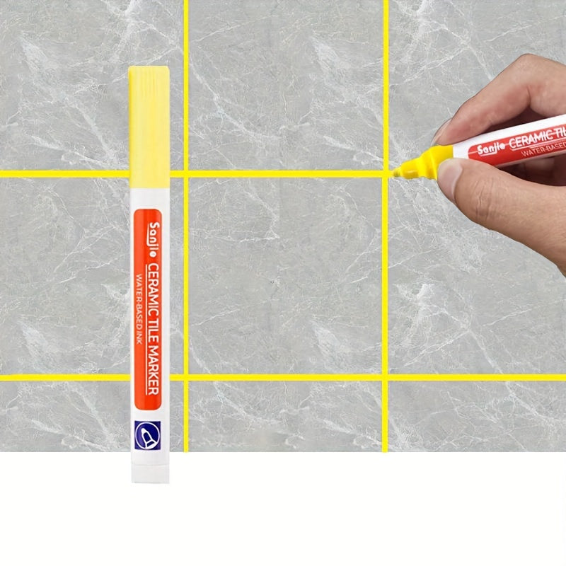 Waterproof Tile Marker Grout Pen - Wall Seam Pen for Tiles - Decontamination
