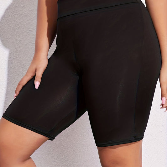 Women's Plus High Rise Skinny Shorts