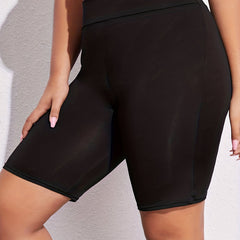 Women's Plus High Rise Skinny Shorts