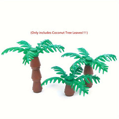 Coconut Tree Leaves Building Block Set - Educational Toy for Ages 8-12