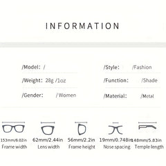 Square Rimless Sunglasses UV400 Sun Shades for Vacation