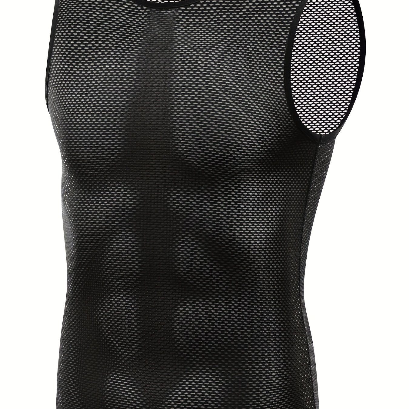 Men's Mesh Cycling Tank Top Quick Dry Sleeveless Shirt